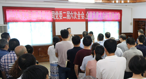 公司召開傳達(dá)落實(shí)集團(tuán)(股份)公司兩會(huì)精神大會(huì)