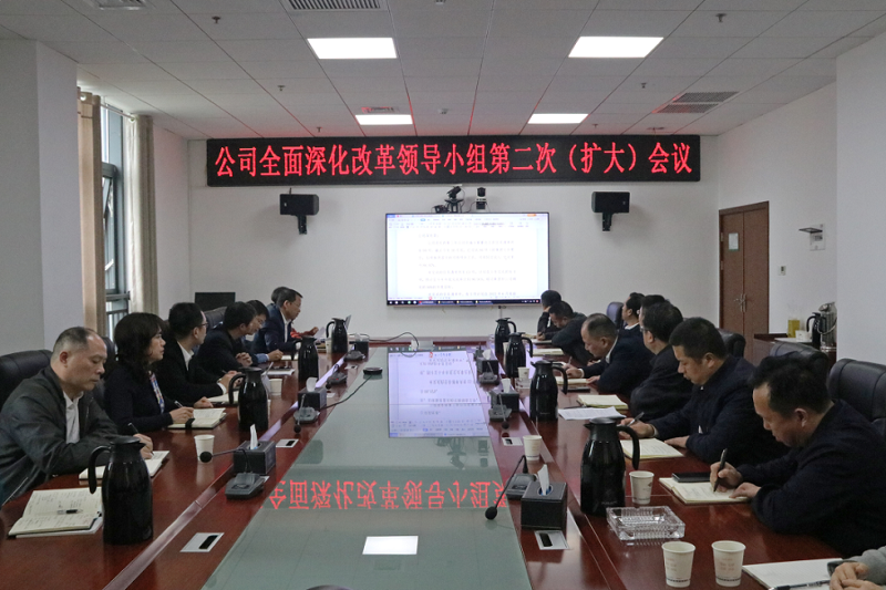 公司召開全面深化改革領(lǐng)導(dǎo)小組2021年第二次(擴(kuò)大)會議